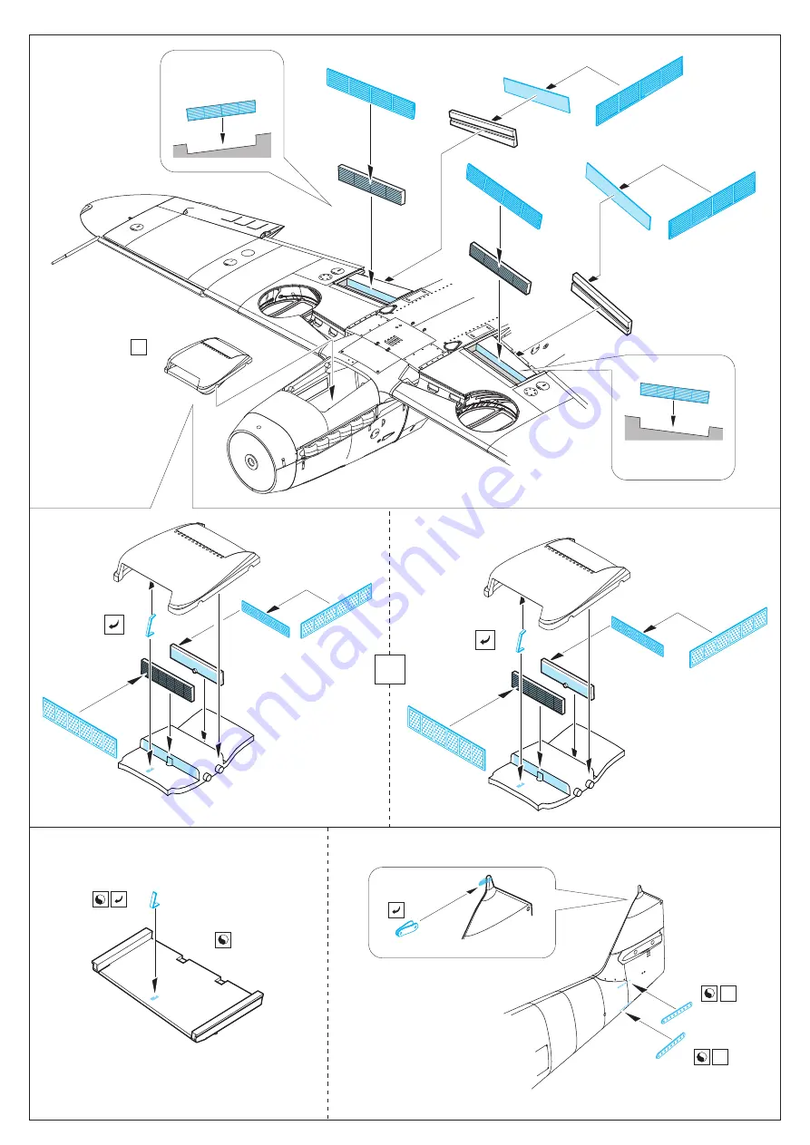 Eduard Bf 109F-2 Weekend Quick Start Manual Download Page 3