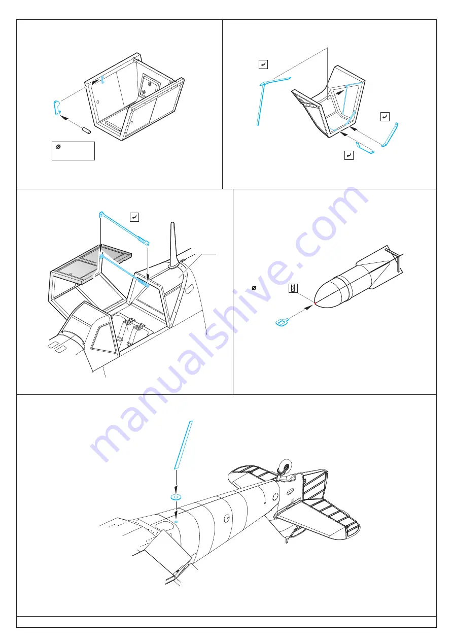 Eduard Bf 109F-2 Weekend Quick Start Manual Download Page 4