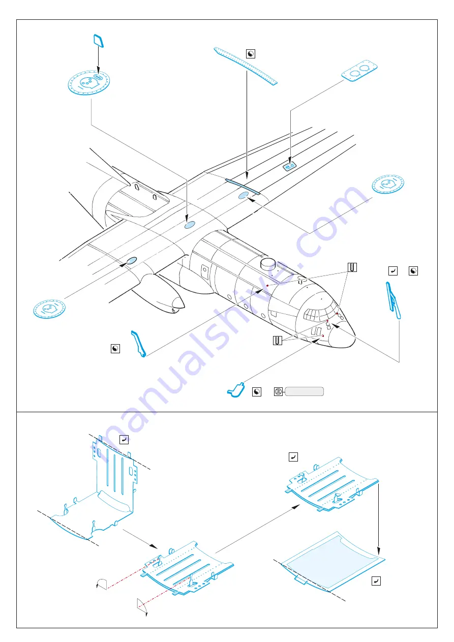 Eduard C-130H exterior Assembly Instructions Download Page 3