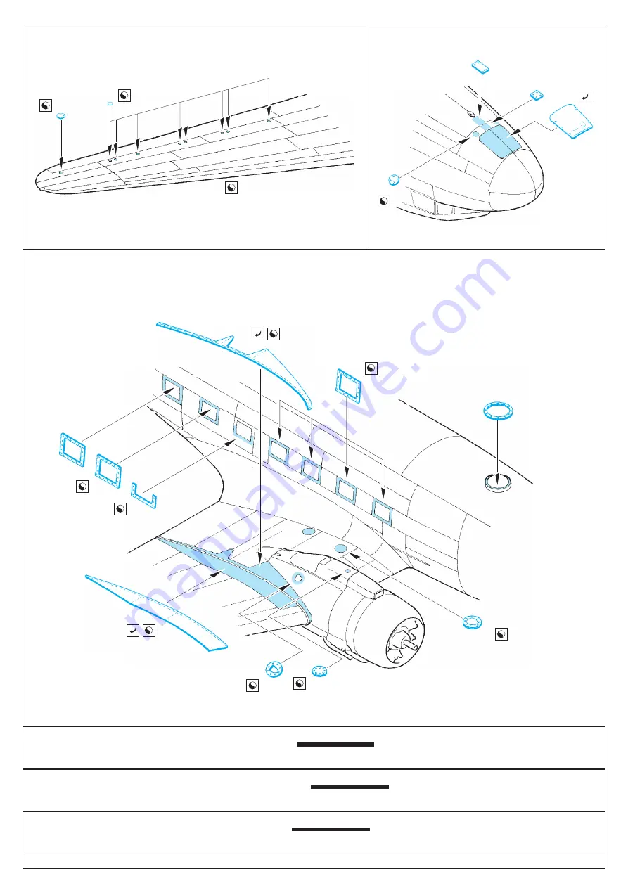 Eduard C-47 surface panels Скачать руководство пользователя страница 2