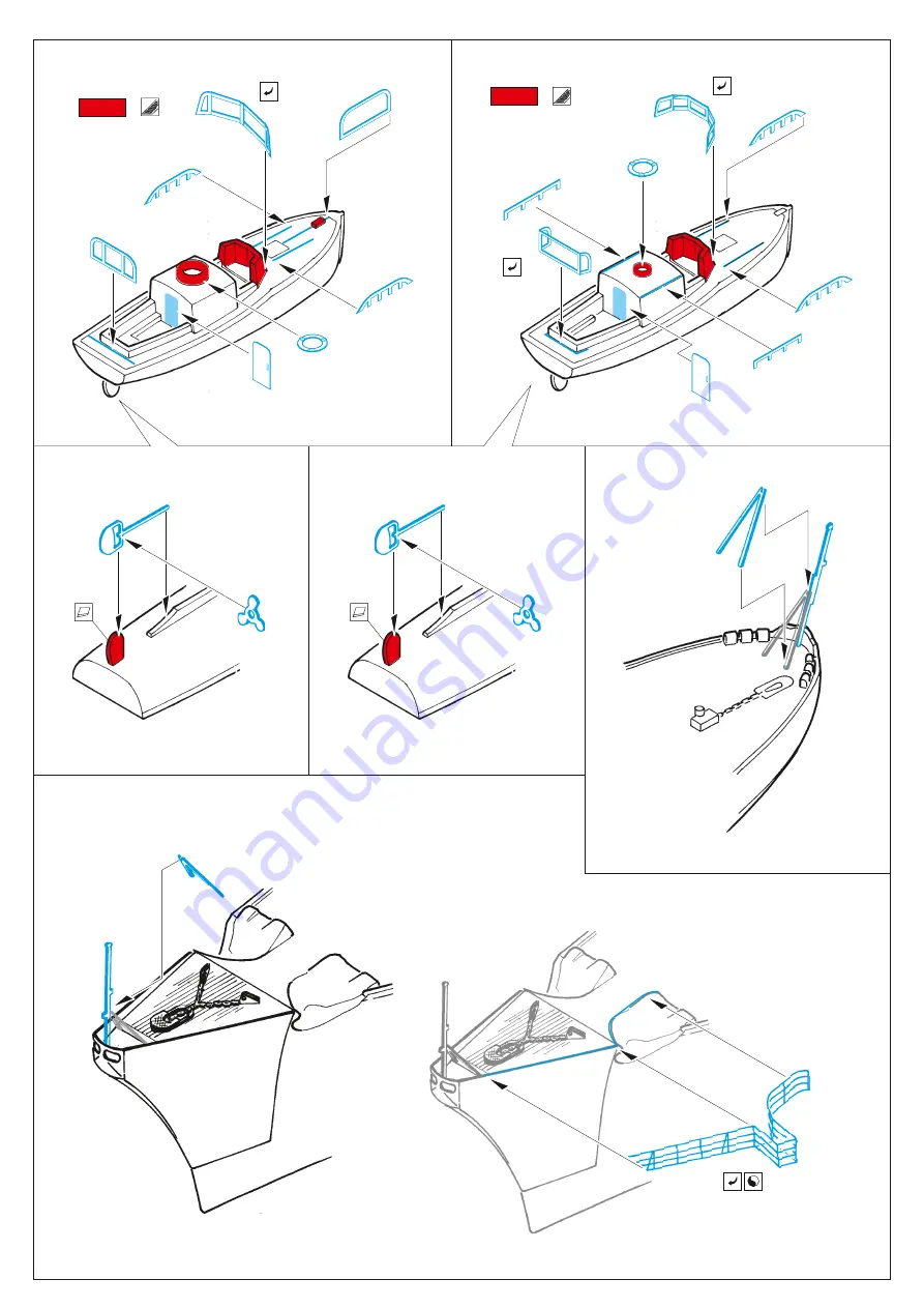 Eduard DKM Blücher railings Quick Start Manual Download Page 3