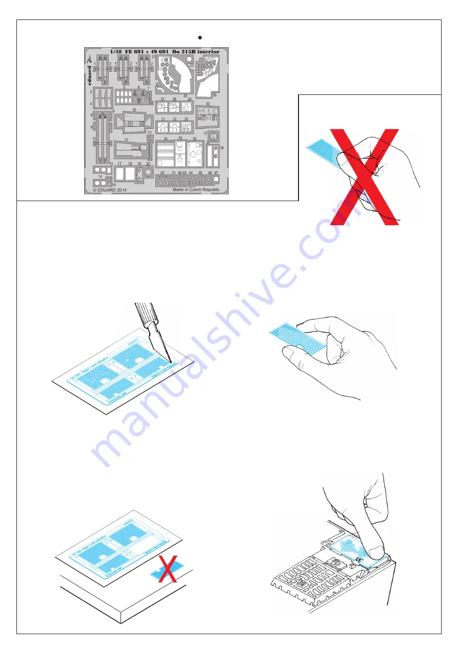 Eduard Do 215B interior S.A. Скачать руководство пользователя страница 4