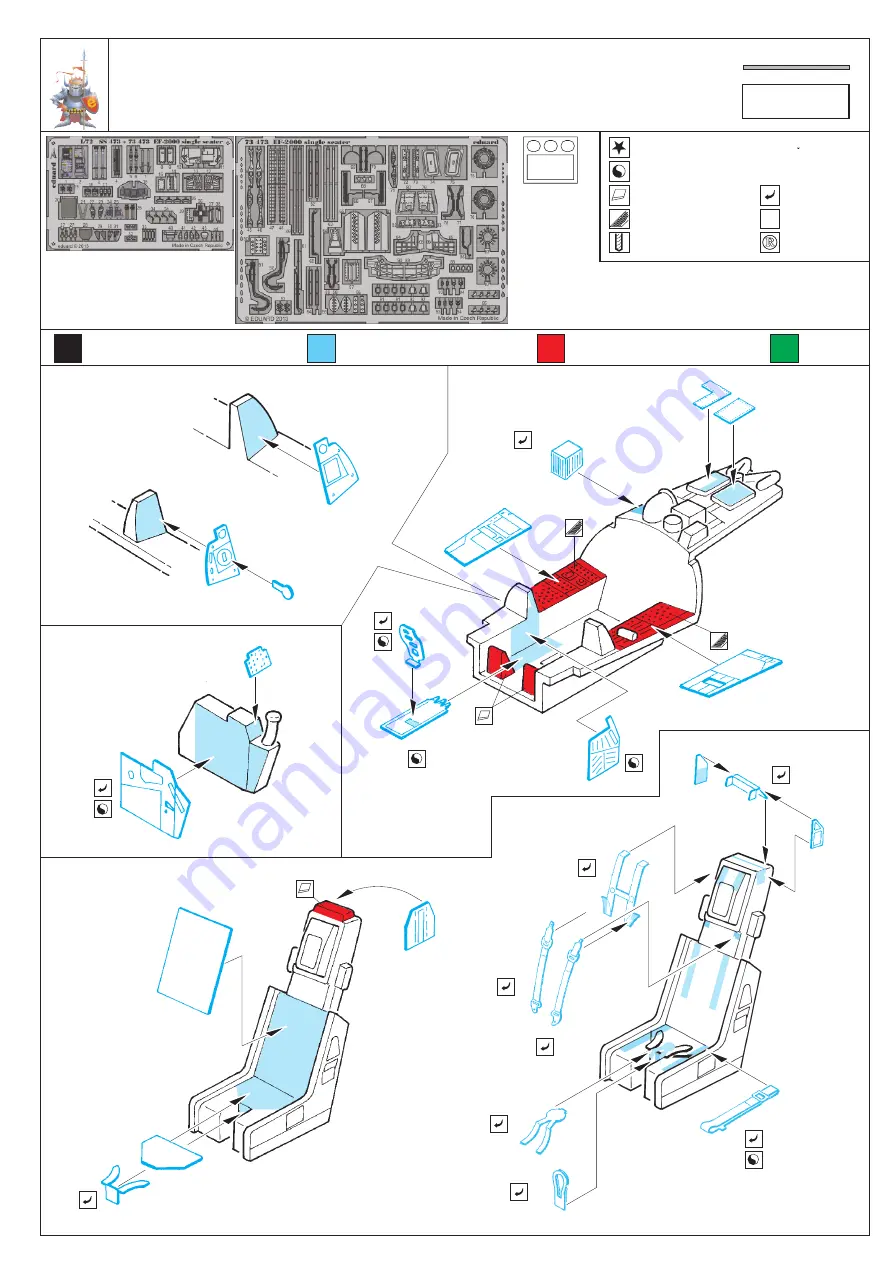 Eduard EF-2000 single seater Скачать руководство пользователя страница 1