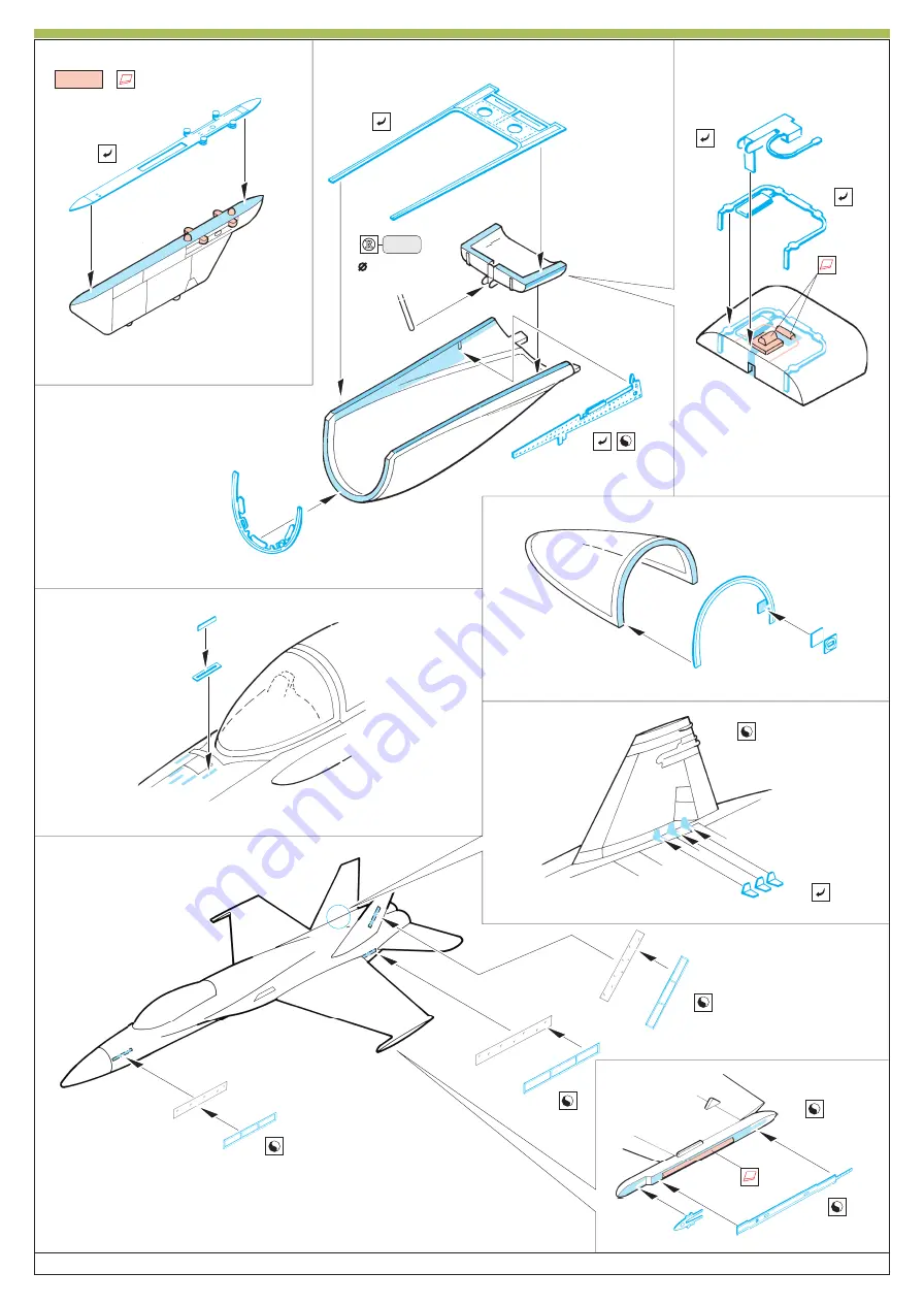 Eduard F-18C Hornet Скачать руководство пользователя страница 5