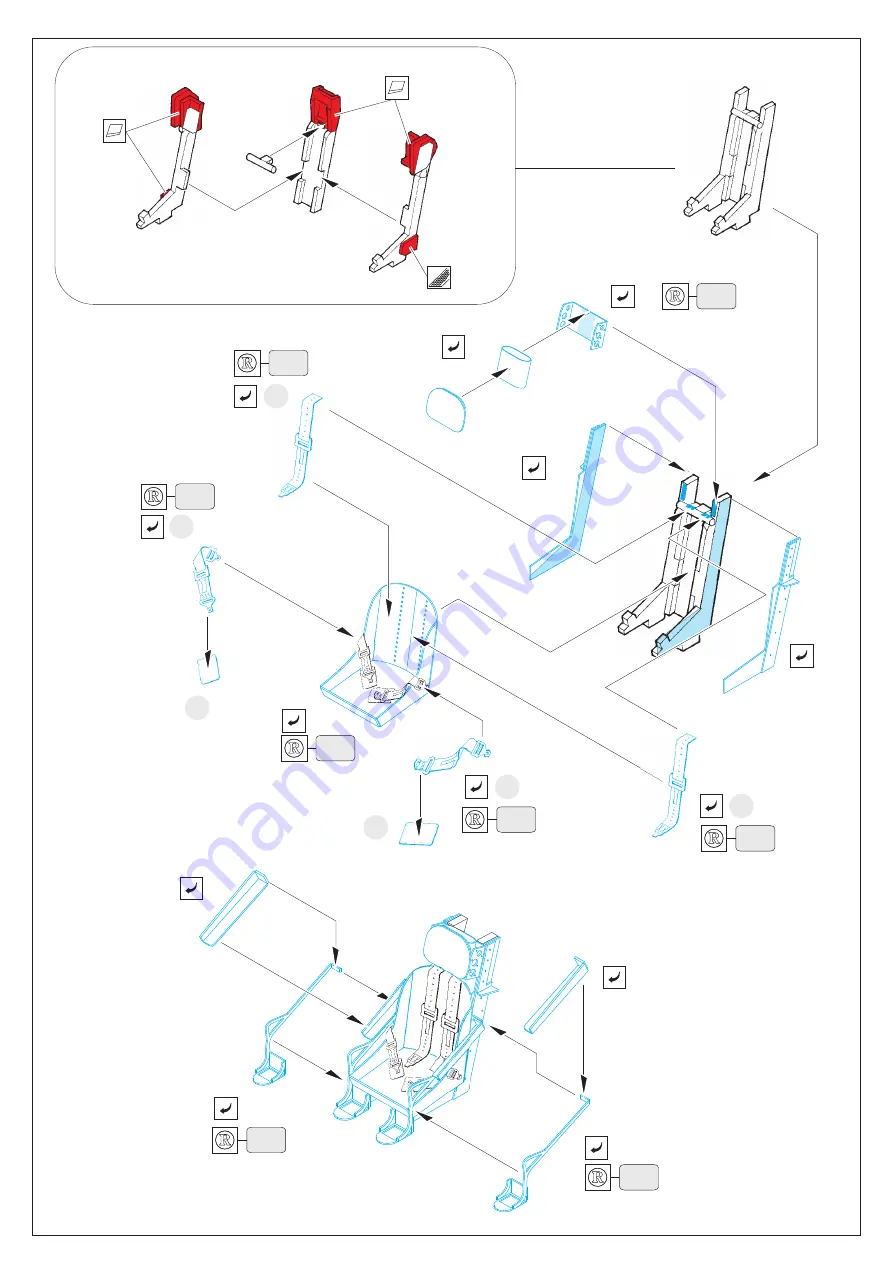 Eduard F-80 interior S.A. Manual Download Page 2