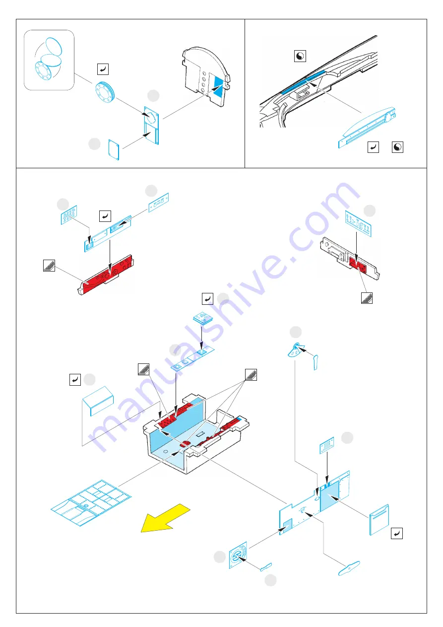 Eduard F-80 interior S.A. Manual Download Page 3