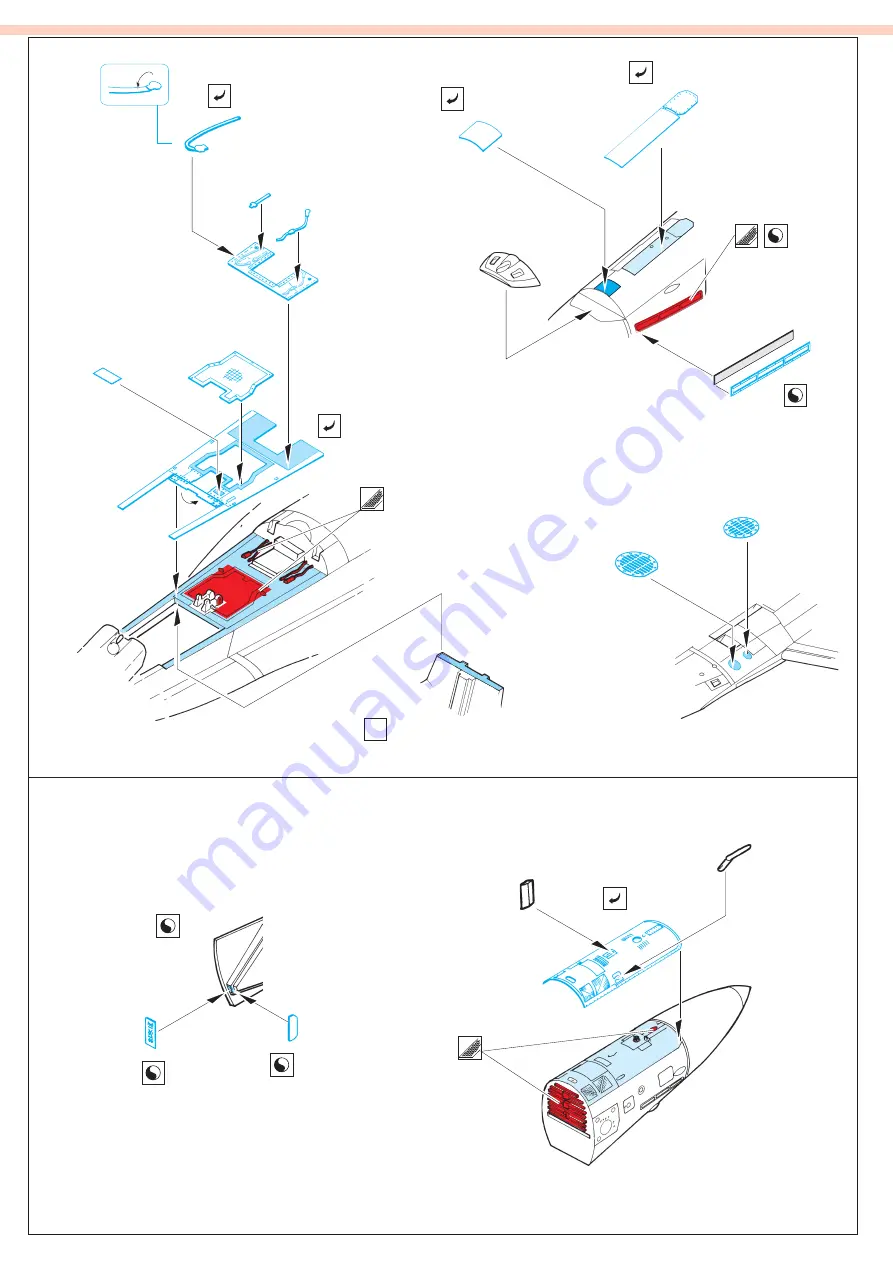 Eduard F/A-18A Hornet 1/48 Assembly Manual Download Page 8