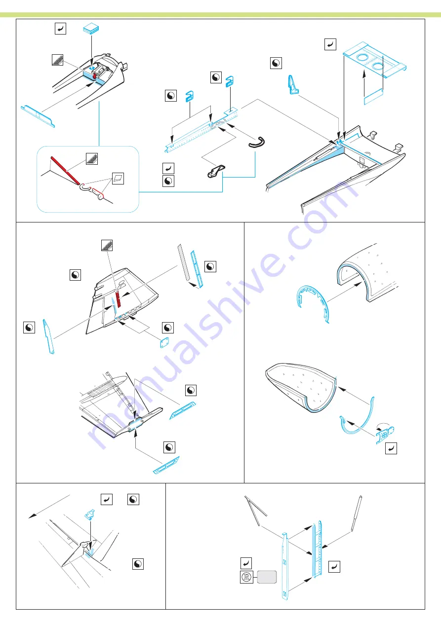 Eduard F/A-18A Hornet 1/48 Assembly Manual Download Page 11