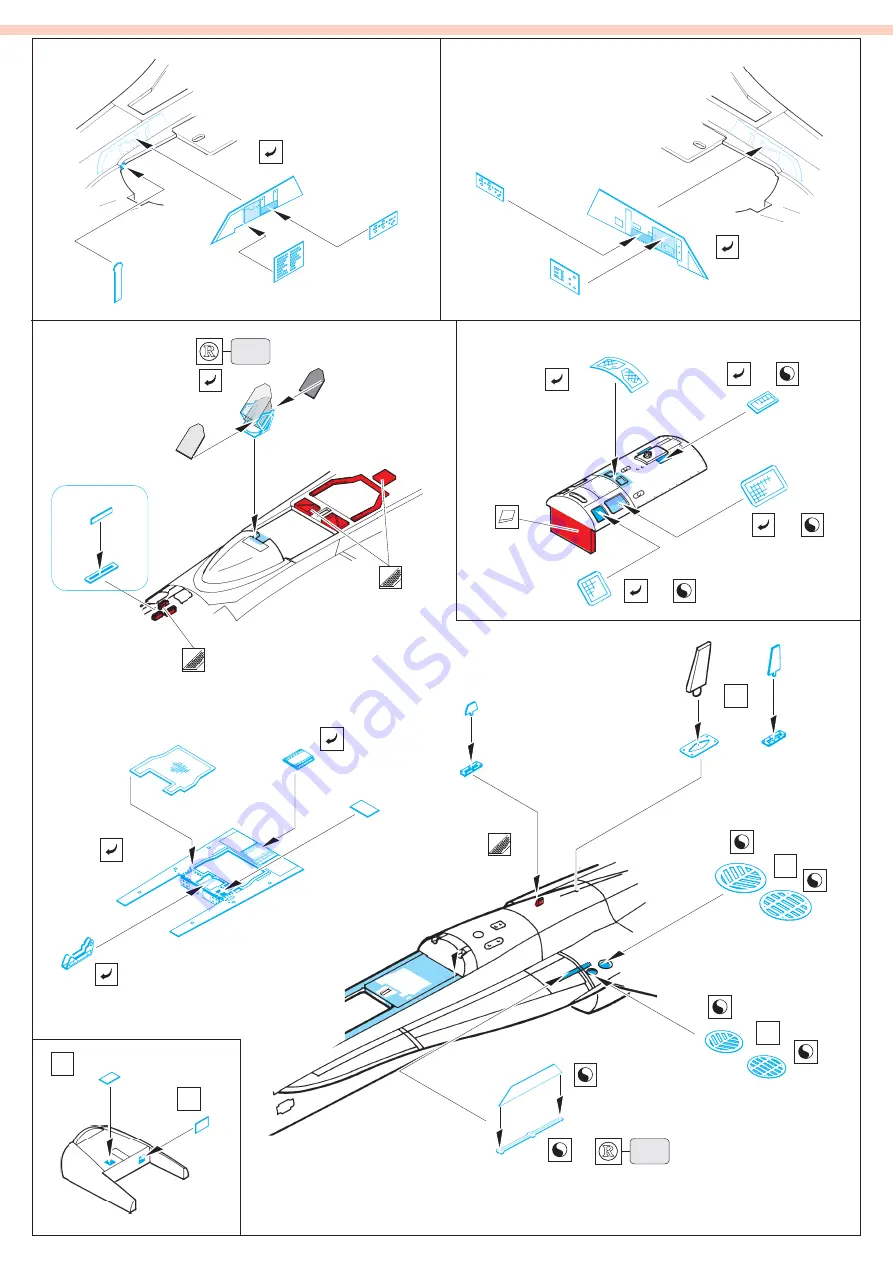 Eduard F/A-18C Hornet S.A. Quick Start Manual Download Page 3