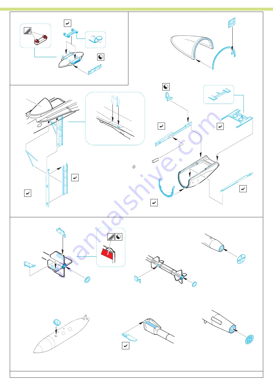 Eduard F/A-18C Hornet S.A. Quick Start Manual Download Page 8