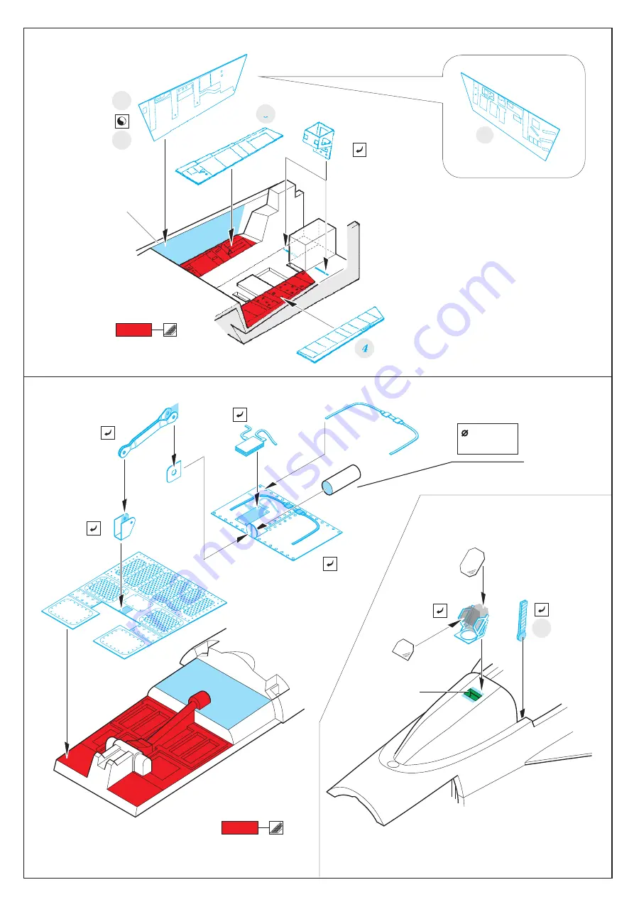 Eduard F/A-18E Quick Start Manual Download Page 2