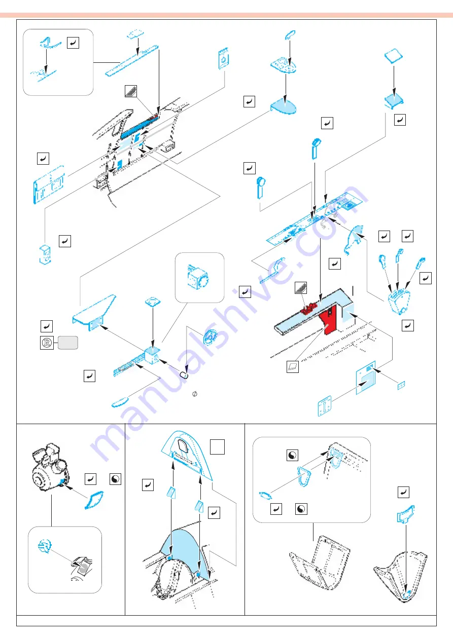 Eduard F6F-5 1/48 Assembly Manual Download Page 8