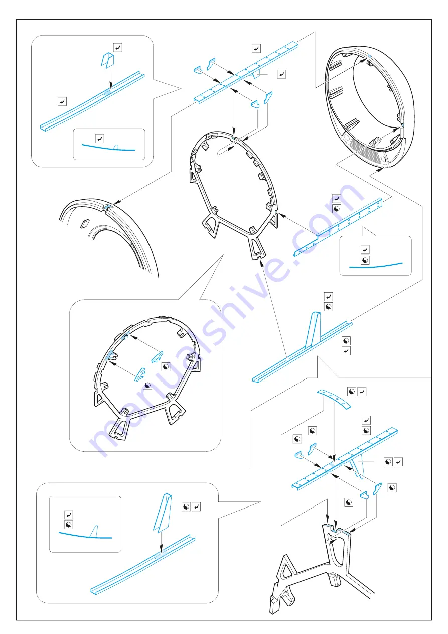 Eduard F6F-5 engine Assembly Instructions Download Page 2