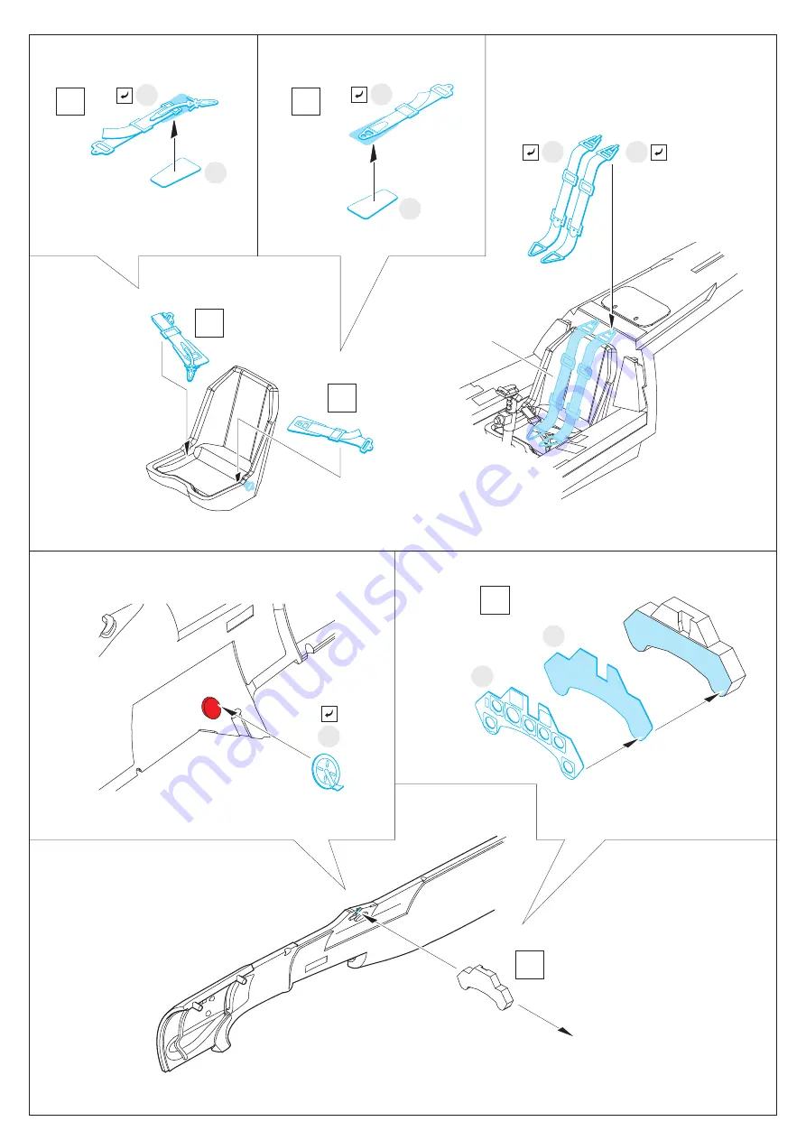 Eduard Fw 190F-8 Weekend Assembly Instructions Download Page 2