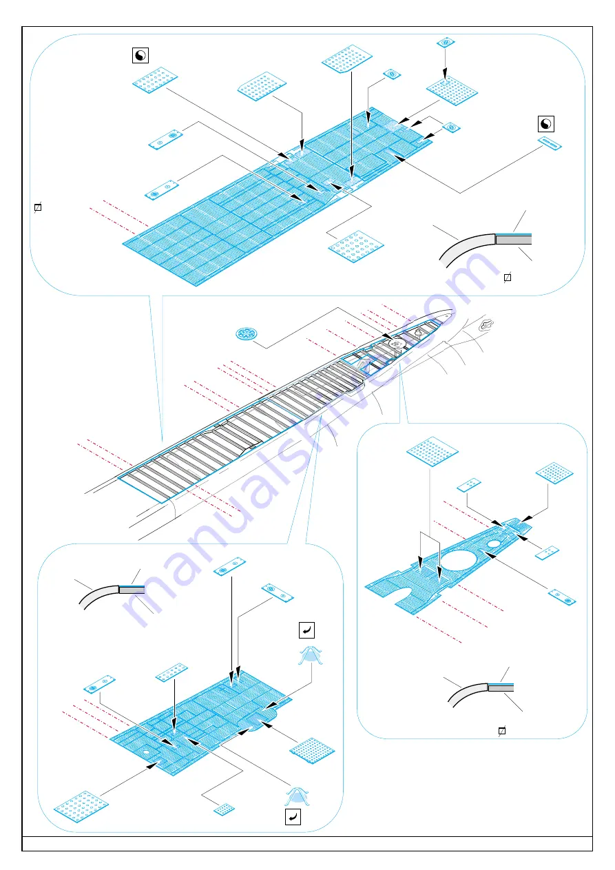 Eduard Gato class floor plates 1/72 Скачать руководство пользователя страница 4