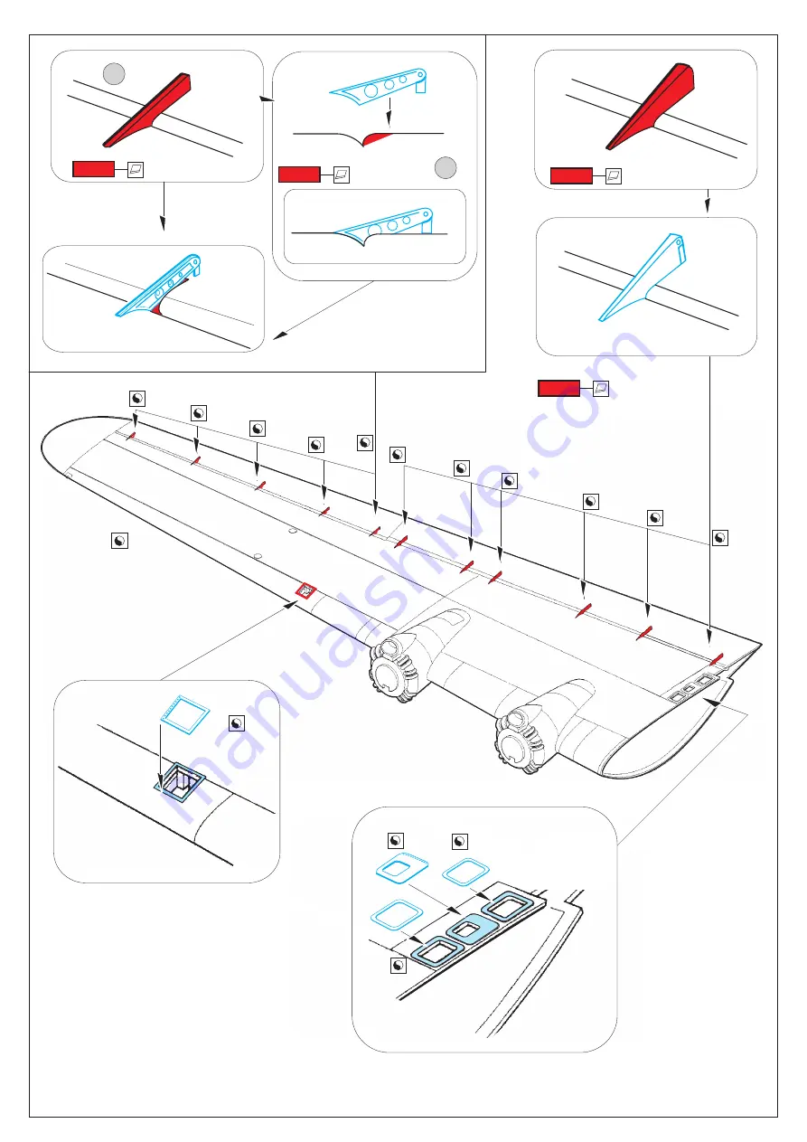 Eduard H8K2 Emily exterior 1/72 Скачать руководство пользователя страница 4