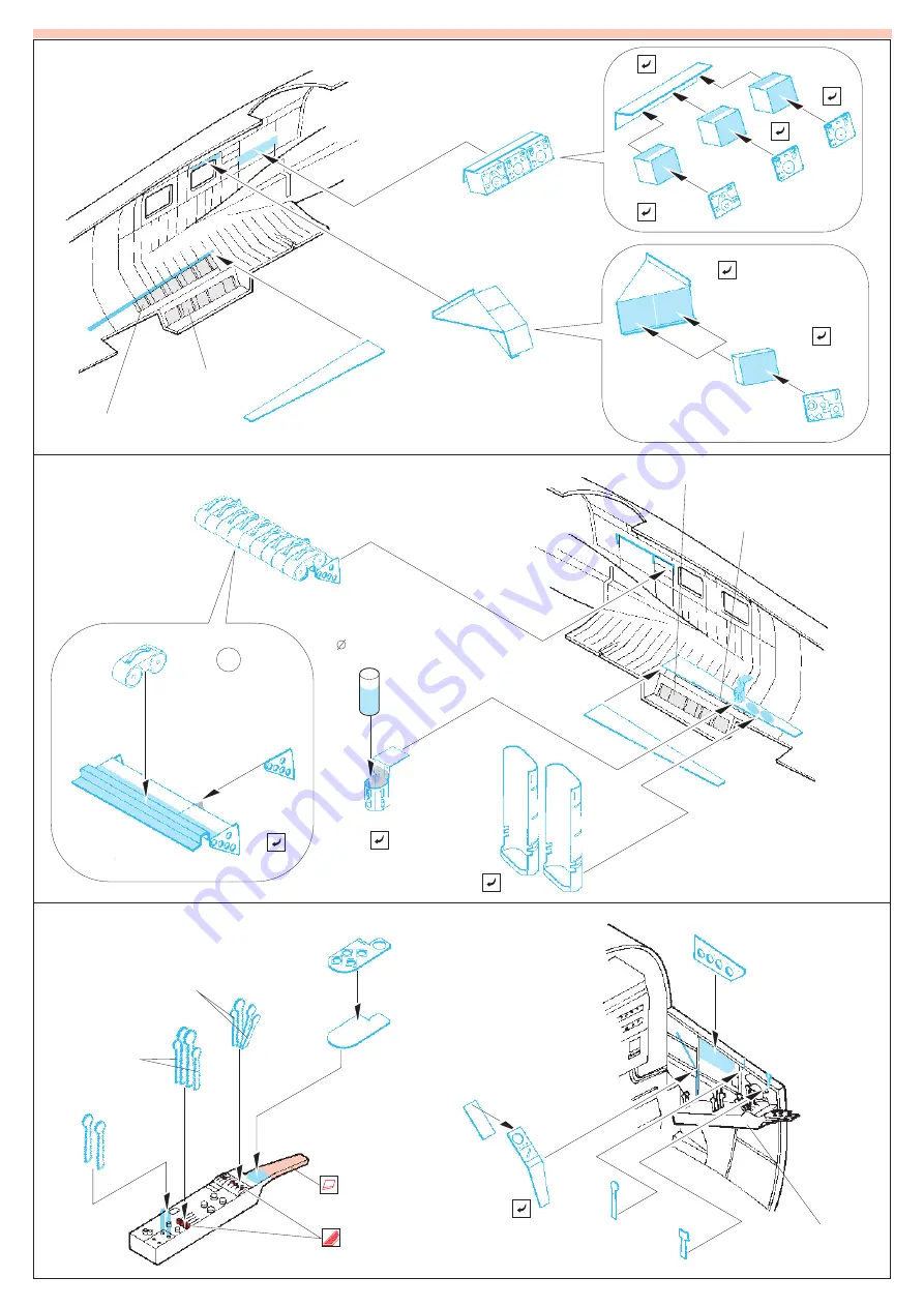 Eduard He 111H interior Quick Start Manual Download Page 3