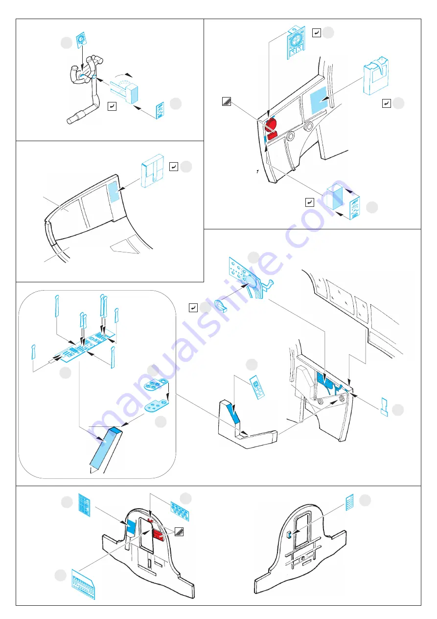 Eduard He 111P-2 interior S.A. Quick Start Manual Download Page 2