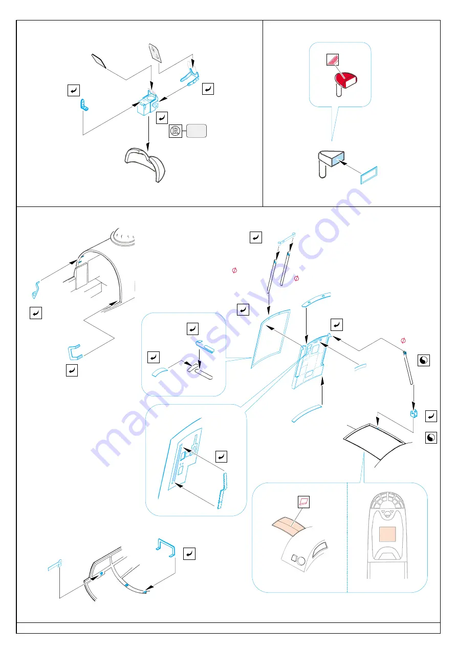 Eduard He 177 Greif interior Quick Start Manual Download Page 6