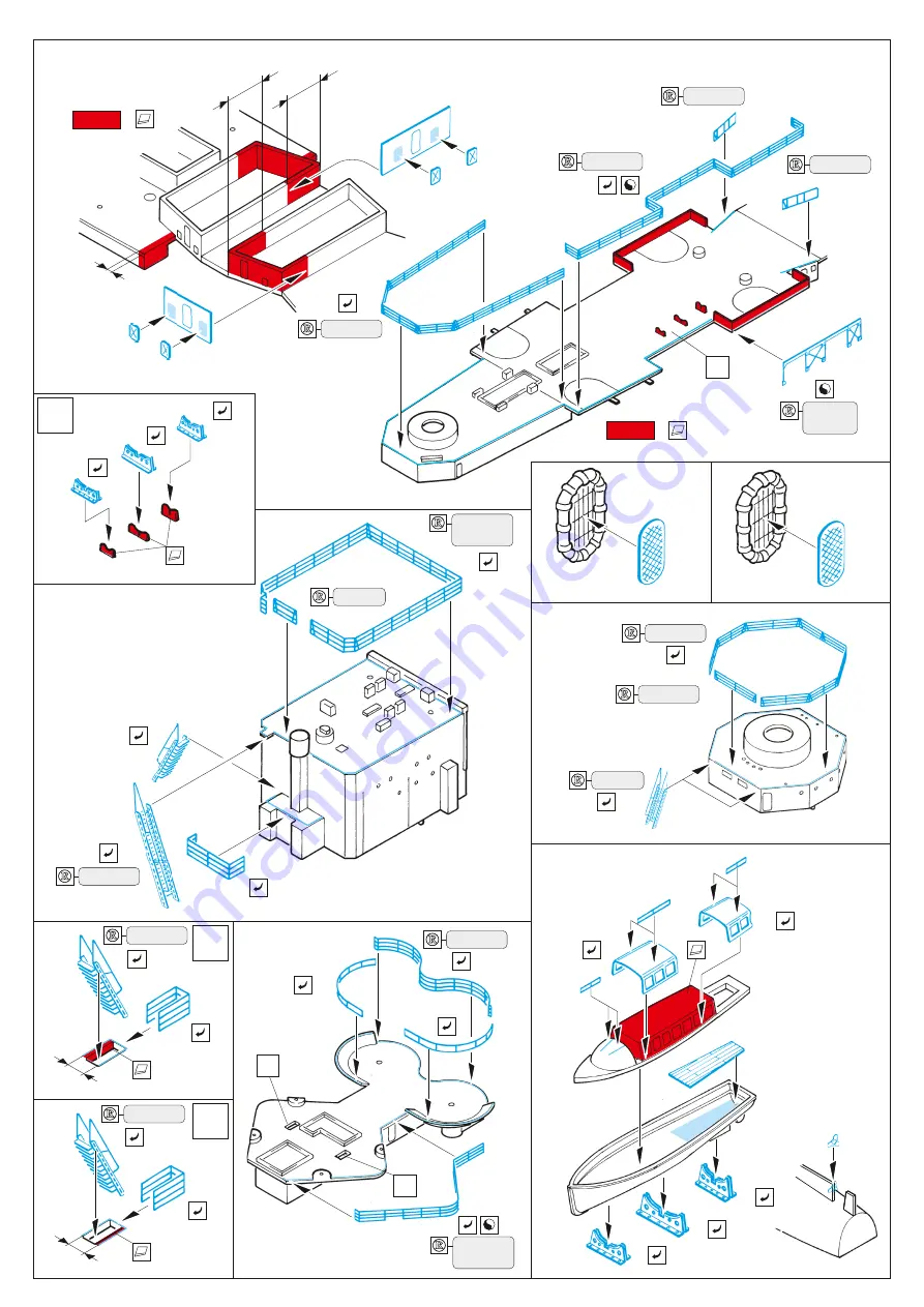 Eduard HMS Cornwall railings Quick Start Manual Download Page 2