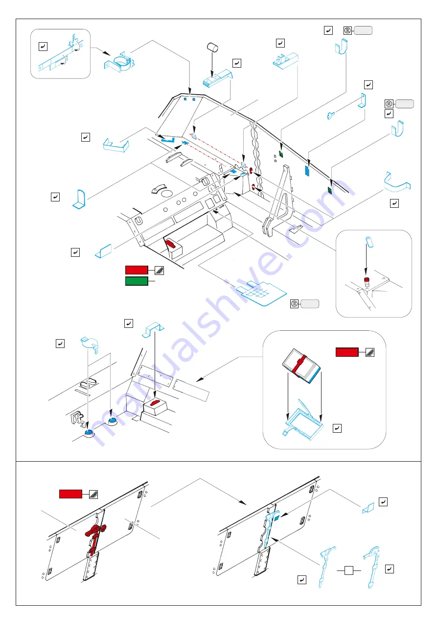 Eduard Hummel interior Assembly Instructions Download Page 3