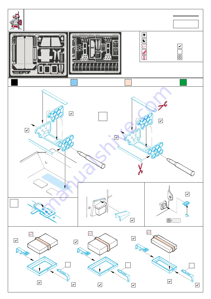 Eduard Jagdpanzer Hetzer Assembly Instructions Download Page 1