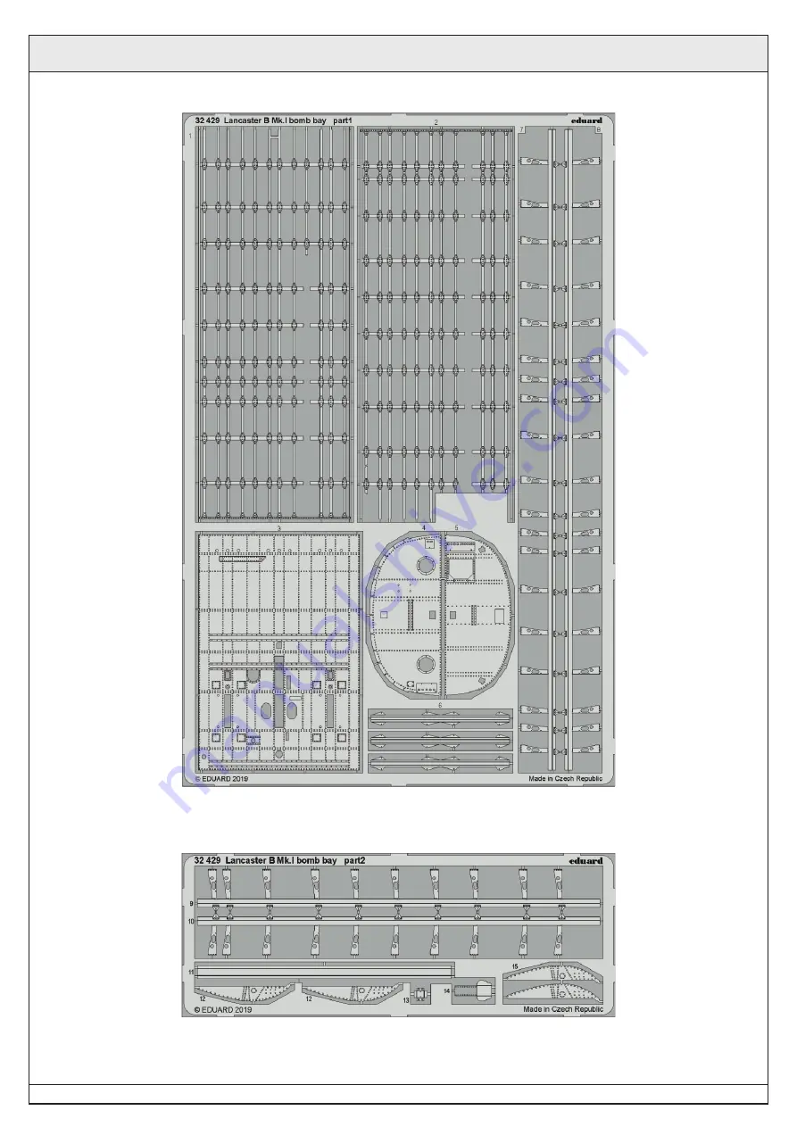 Eduard Lancaster Mk.I landing flaps Скачать руководство пользователя страница 6