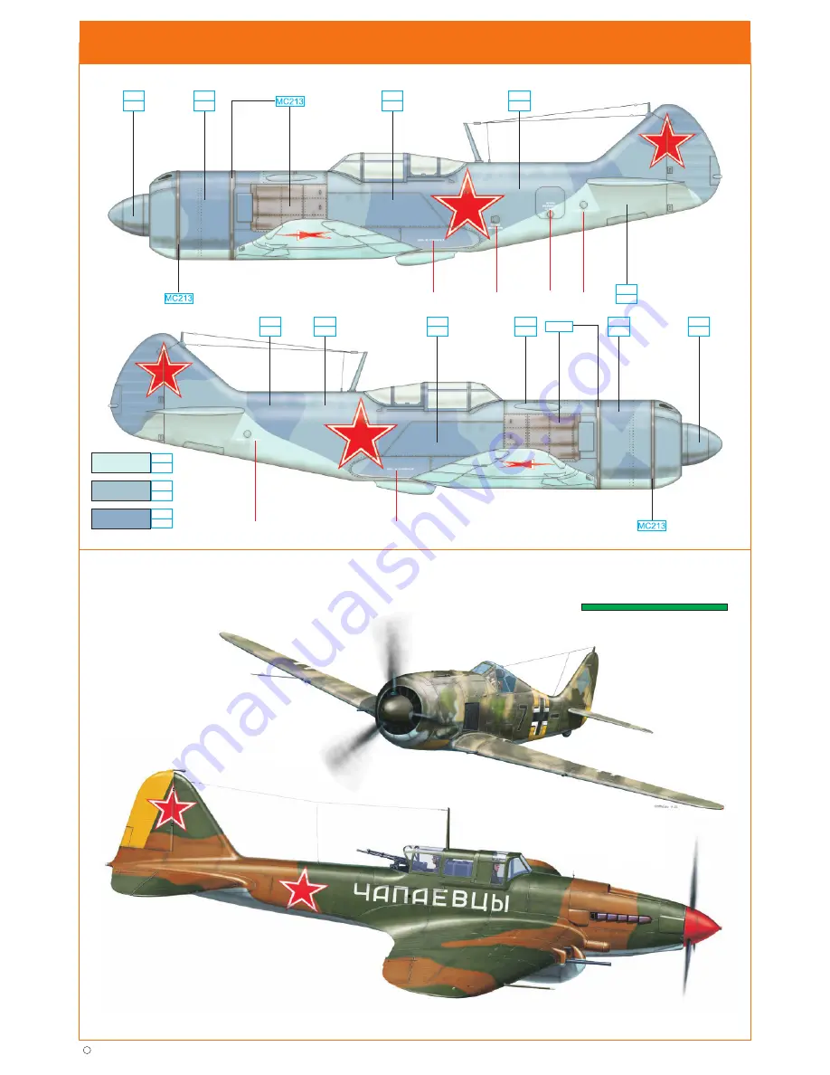 Eduard Lavochkin La-7 8098 Скачать руководство пользователя страница 12