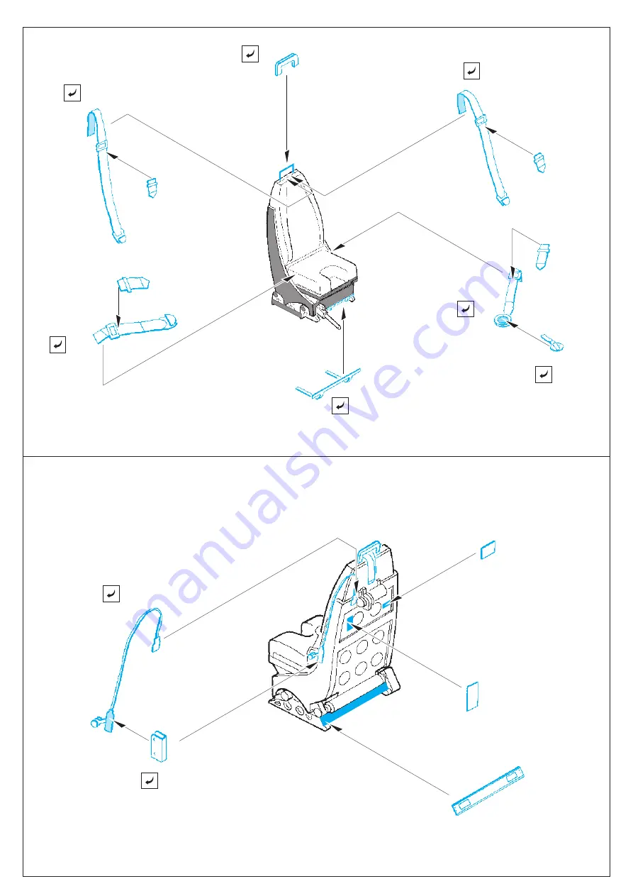 Eduard Lynx Mk.88 seatbelts Скачать руководство пользователя страница 2
