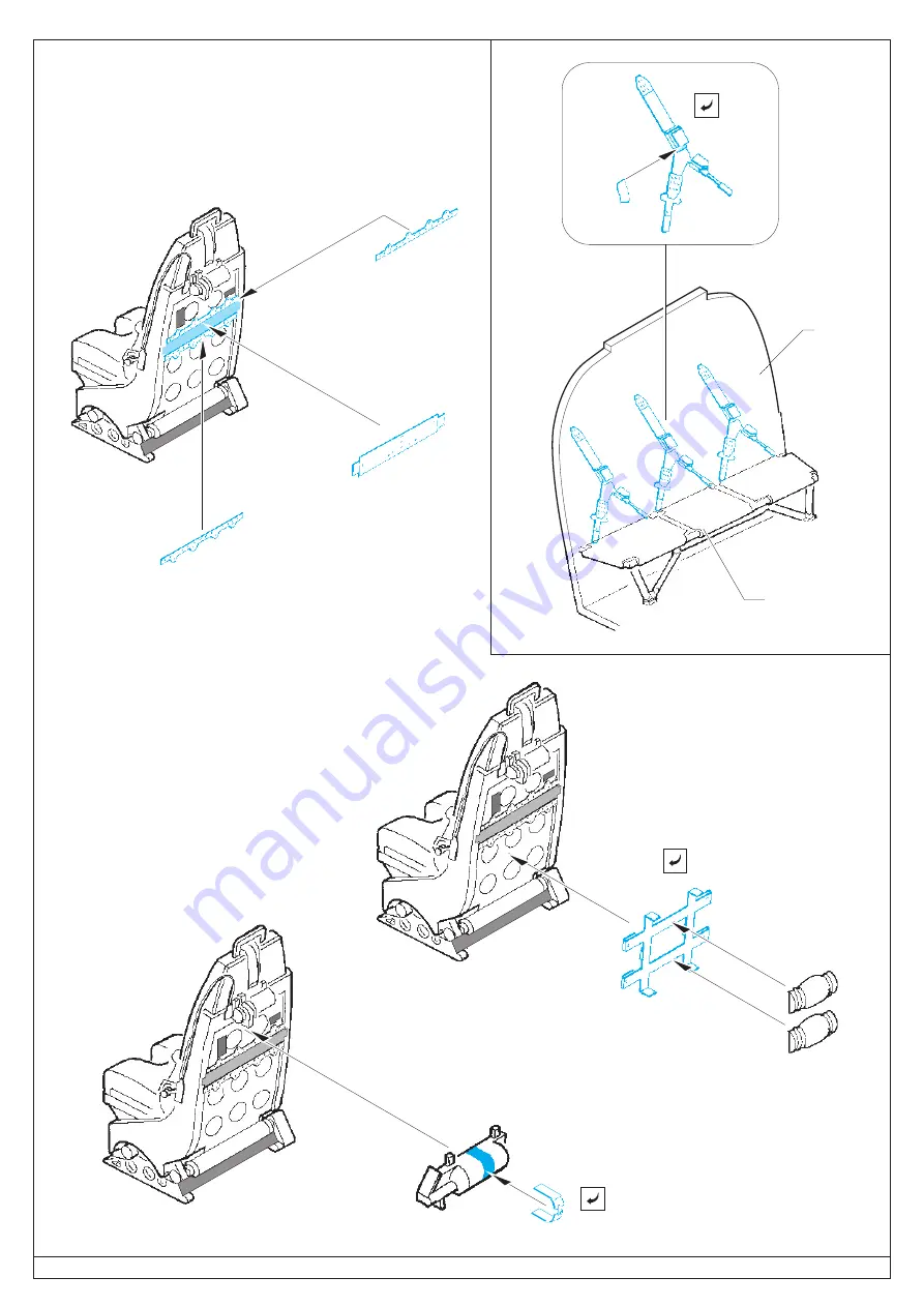 Eduard Lynx Mk.88 seatbelts Скачать руководство пользователя страница 3