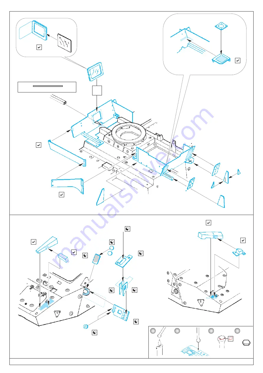 Eduard M-1134 ATGM Blast panels Quick Start Manual Download Page 3