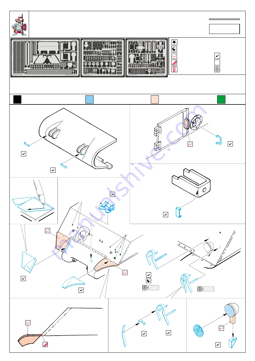 Eduard M-4A3 Sherman 105mm Quick Start Manual Download Page 1