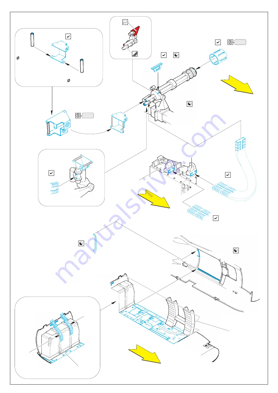 Eduard MH-60S interior Assembly Instructions Download Page 3