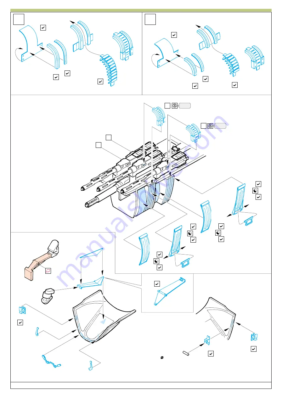 Eduard P-38L Lightning interior set Скачать руководство пользователя страница 5