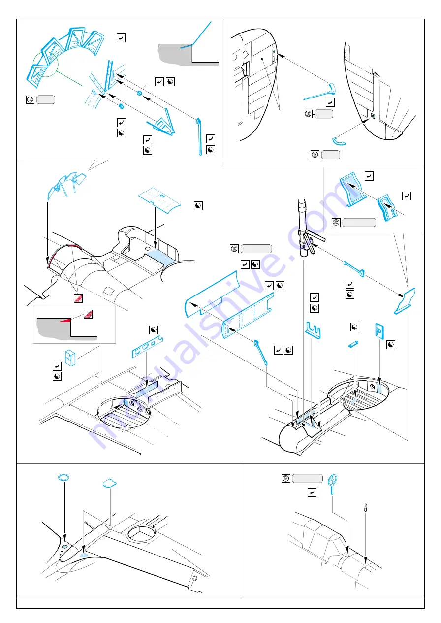 Eduard P-40B Tomahawk exterior Quick Start Manual Download Page 2