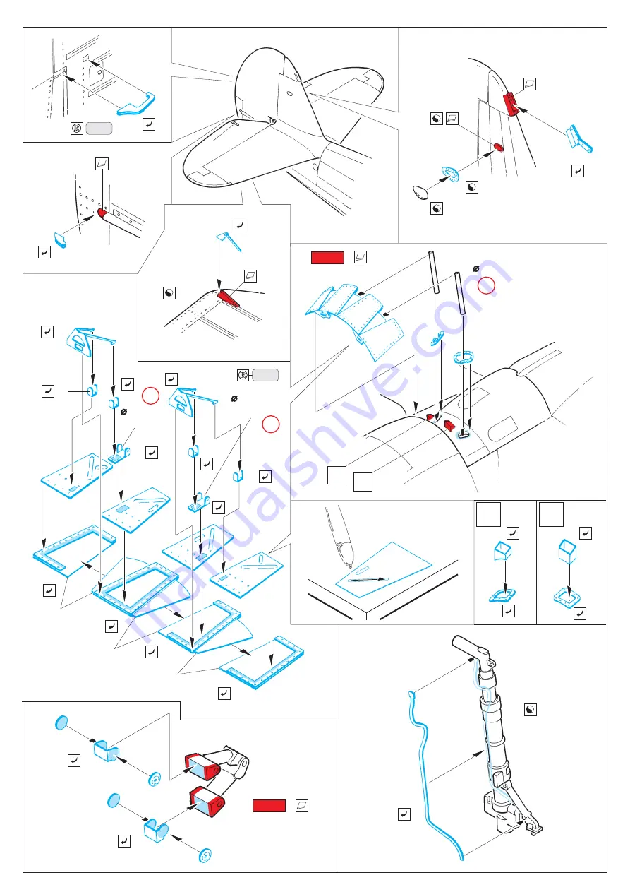 Eduard P-40K exterior Manual Download Page 2