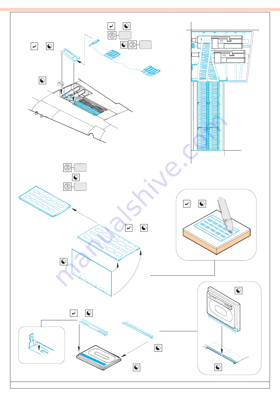 Eduard P-51B Mustang gun bay Manual Download Page 4
