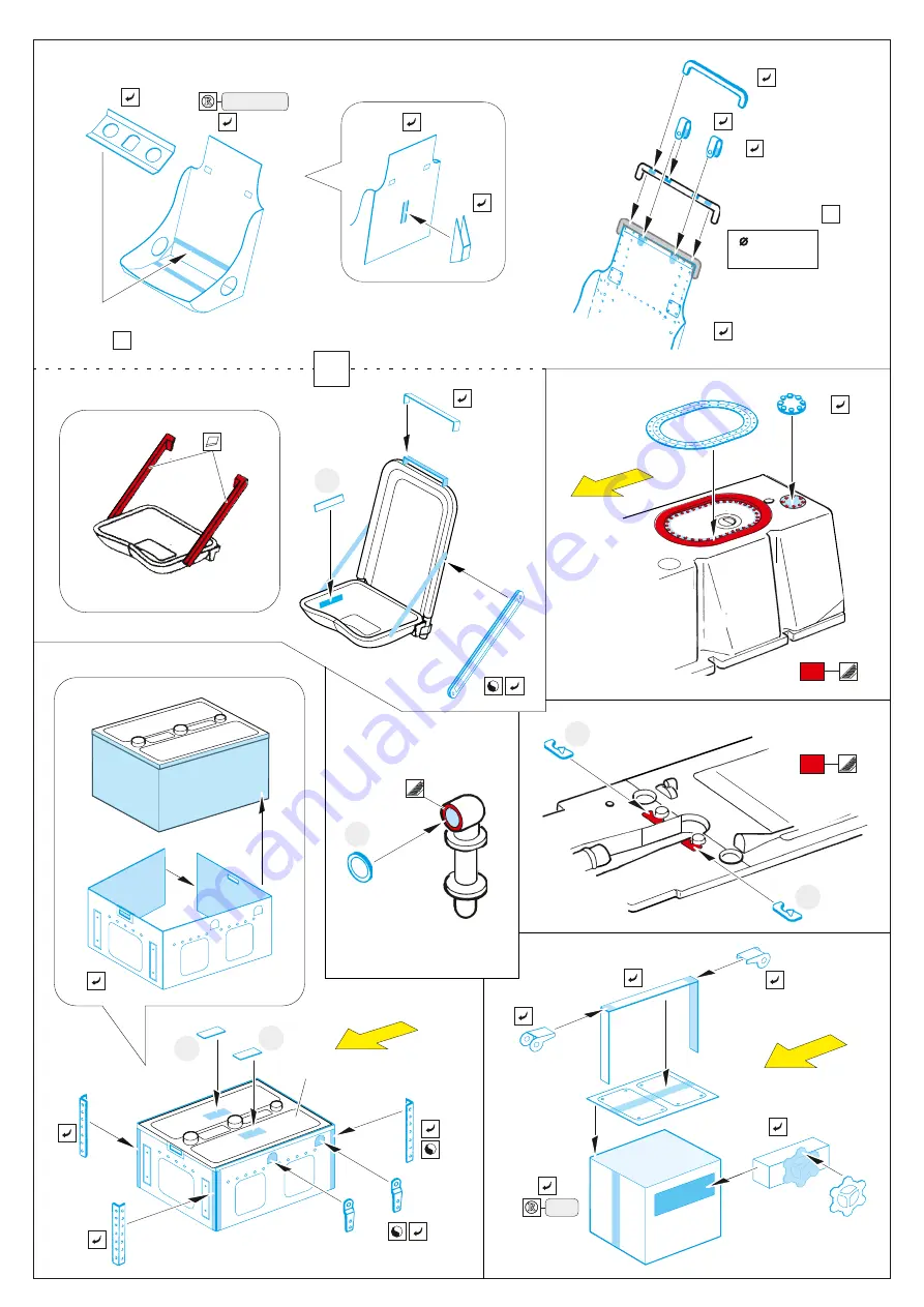 Eduard P-51D-15 interior Assembly Instructions Download Page 2