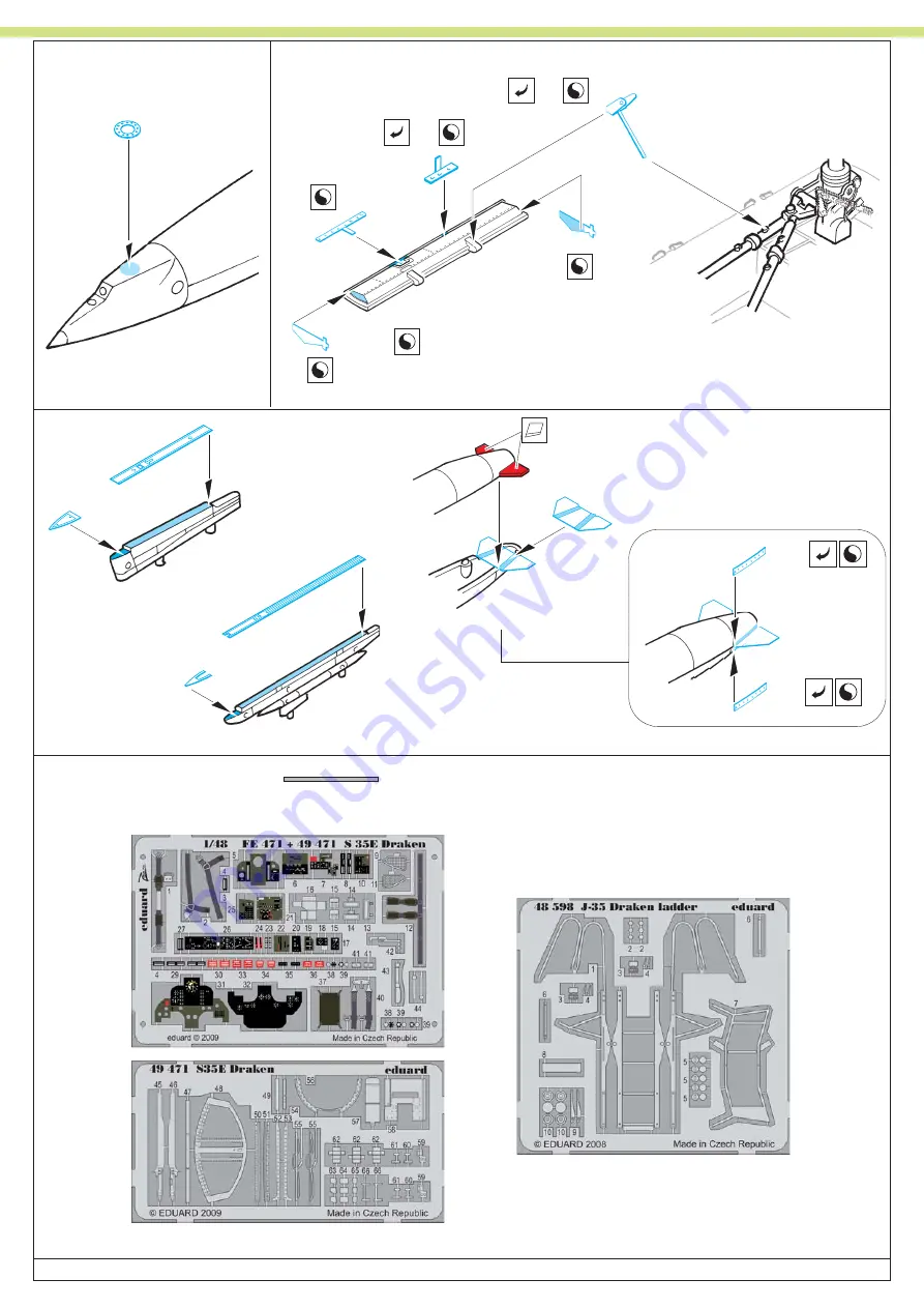 Eduard S 35E Draken exterior Скачать руководство пользователя страница 7