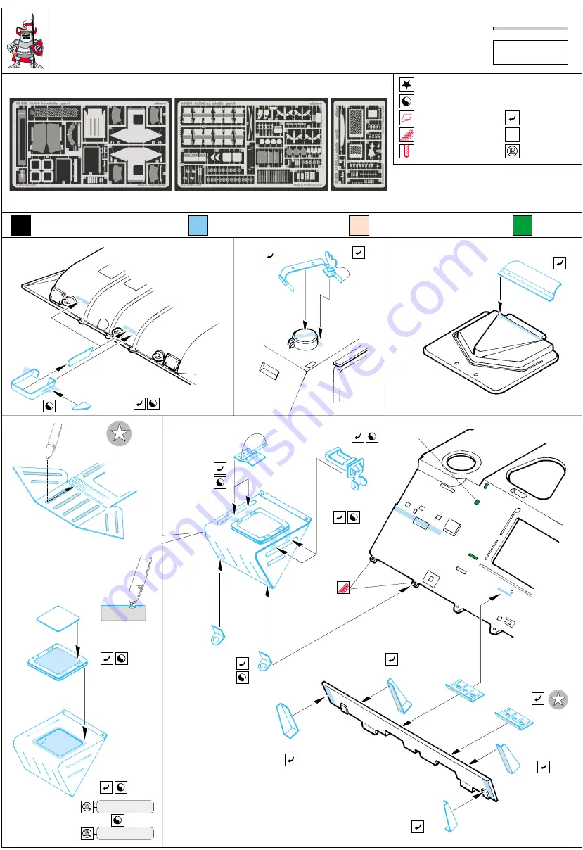 Eduard SAM-6 AA missile Assembly Instructions Download Page 1