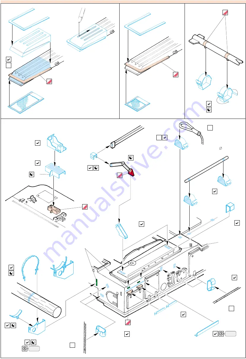 Eduard SAM-6 AA missile Assembly Instructions Download Page 3