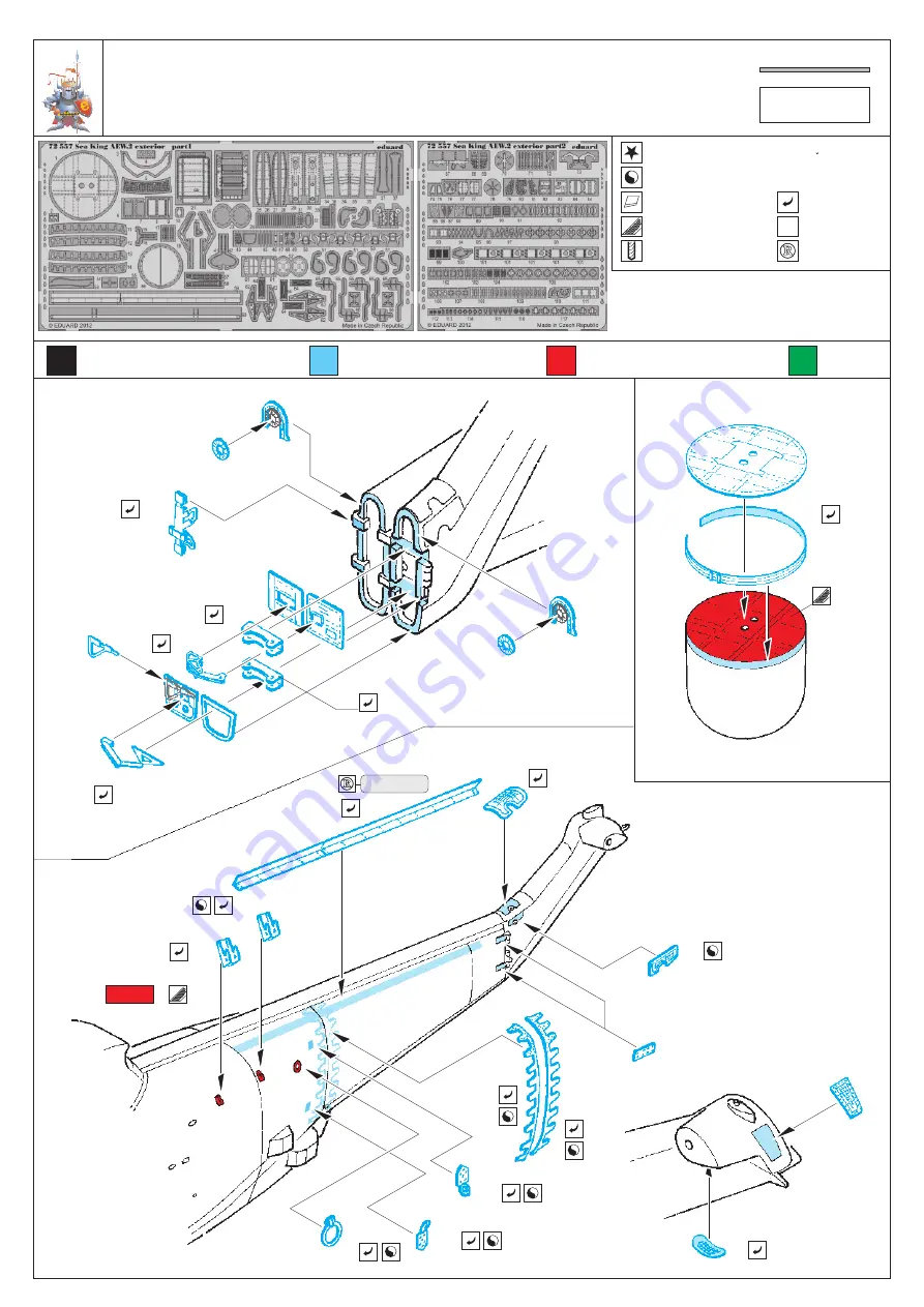 Eduard Sea King AEW.2 exterior Скачать руководство пользователя страница 1