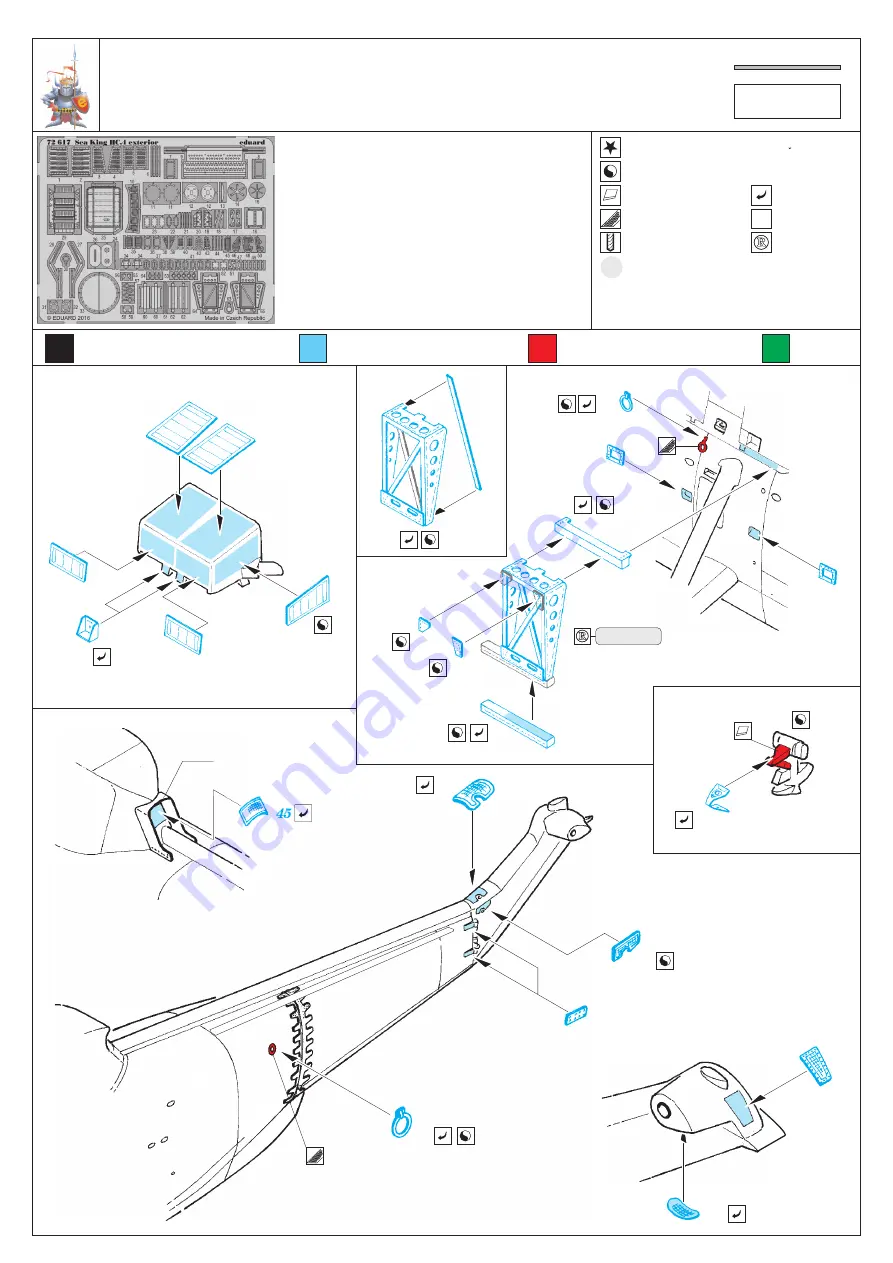 Eduard Sea King HC.4 exterior Скачать руководство пользователя страница 1