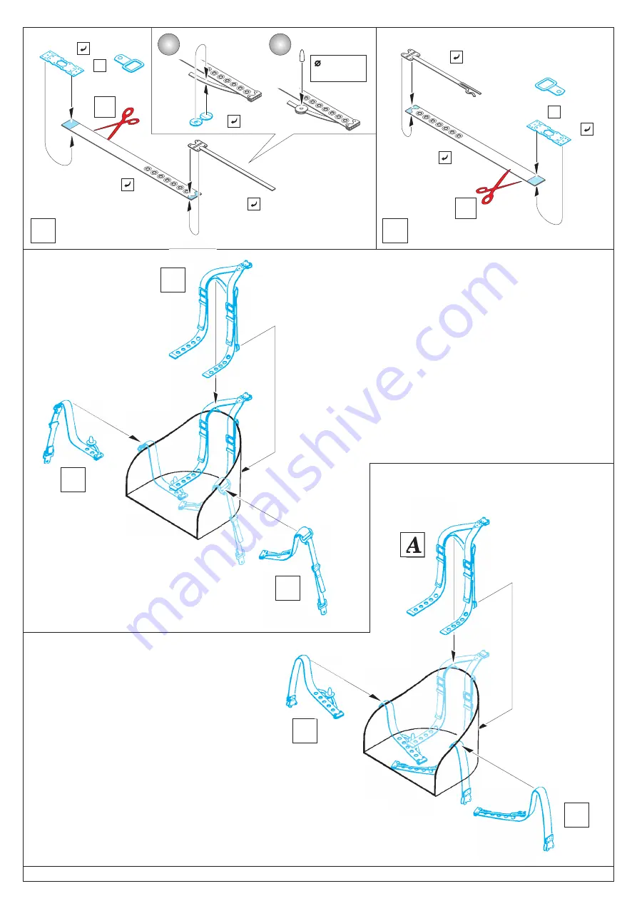 Eduard Seatbelts RFC WWI Quick Start Manual Download Page 2