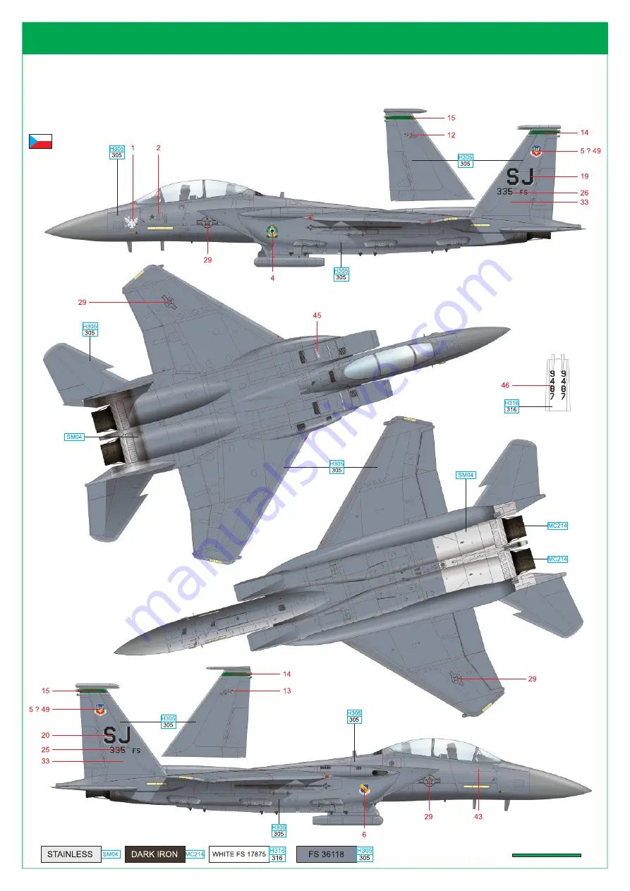 Eduard Striking Eagles Скачать руководство пользователя страница 13