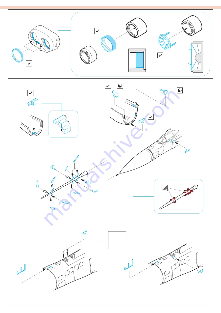 Eduard Su-15TM Flagon F S.A Assembly Instructions Manual Download Page 4