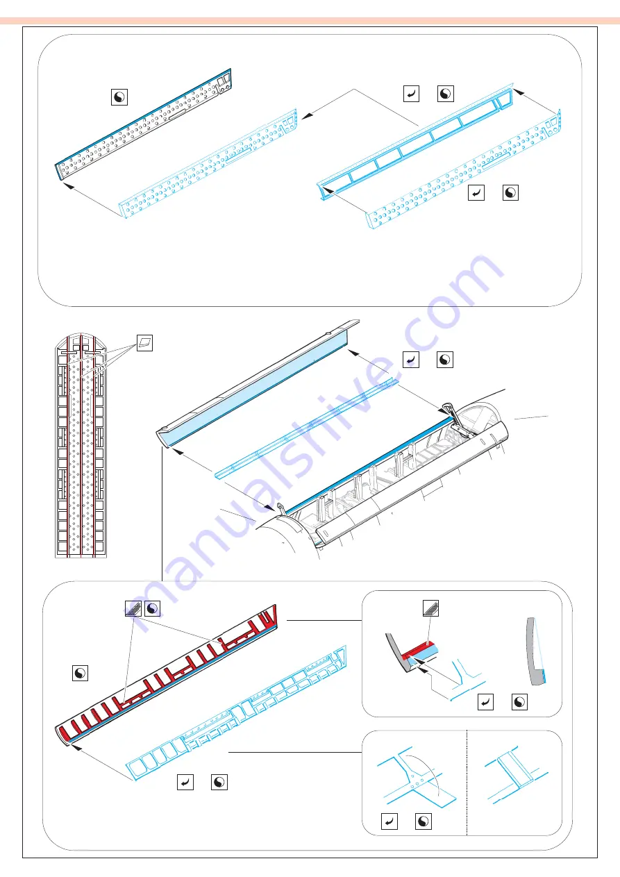 Eduard TBF-1/TBM-3 bomb bay Quick Start Manual Download Page 3