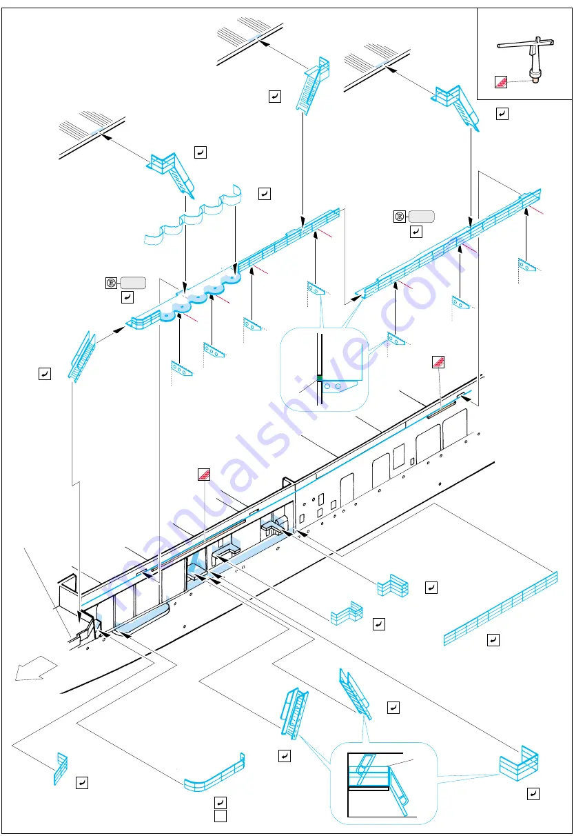 Eduard US Aircraft Carrier Hornet railings Скачать руководство пользователя страница 2