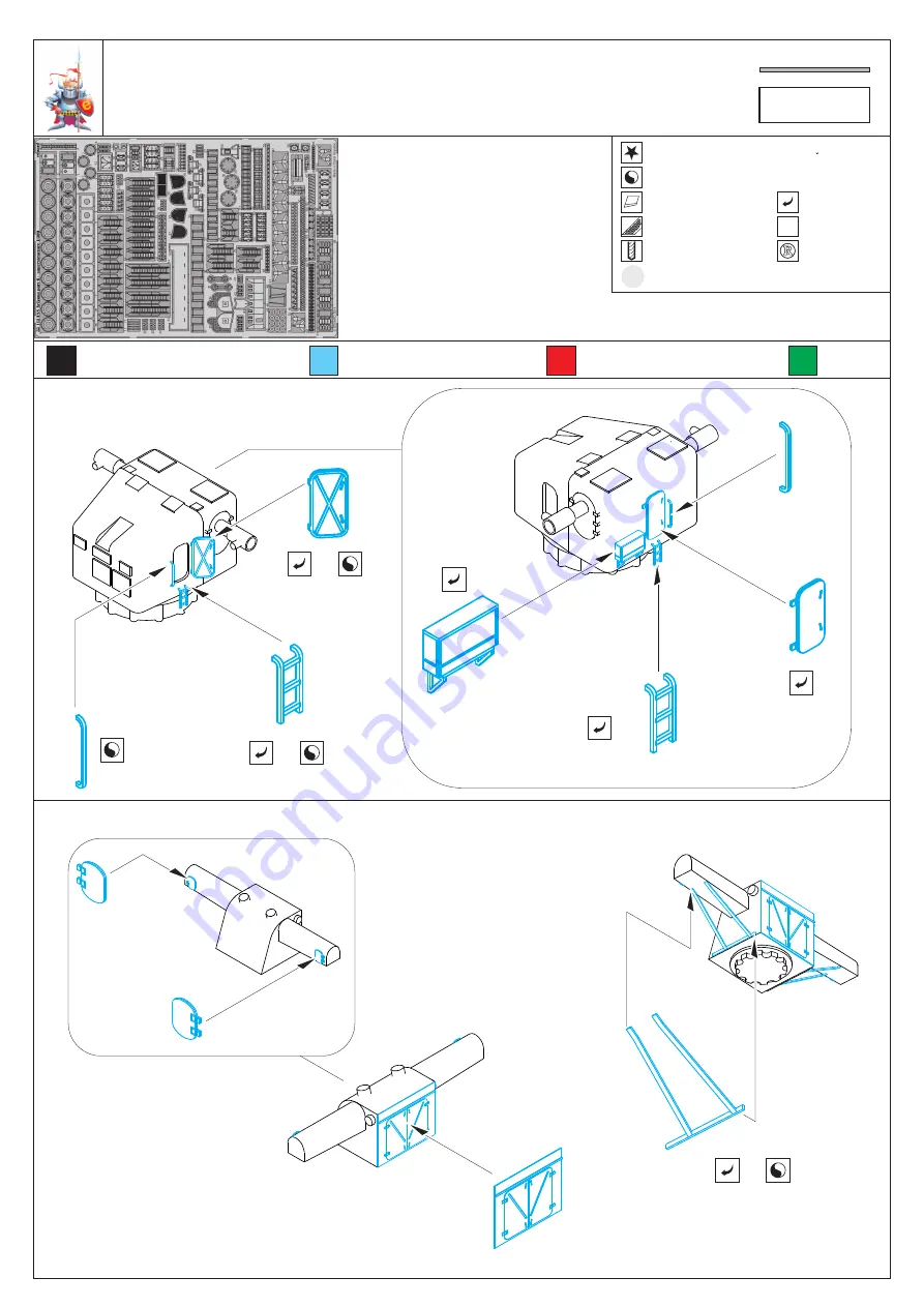 Eduard USS Arizona part 6 - superstructure 1/200 Скачать руководство пользователя страница 1