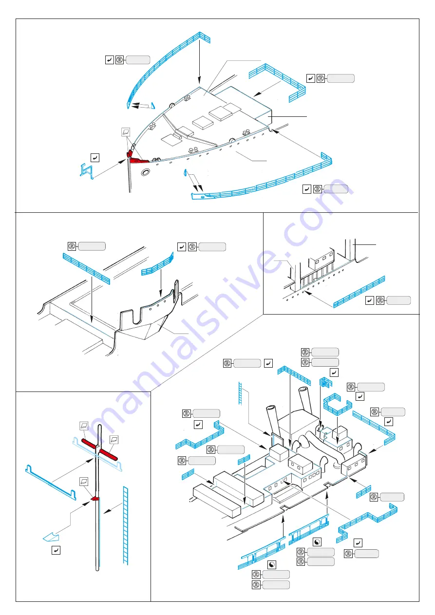 Eduard USS Langley AV-3 safety nets Скачать руководство пользователя страница 2